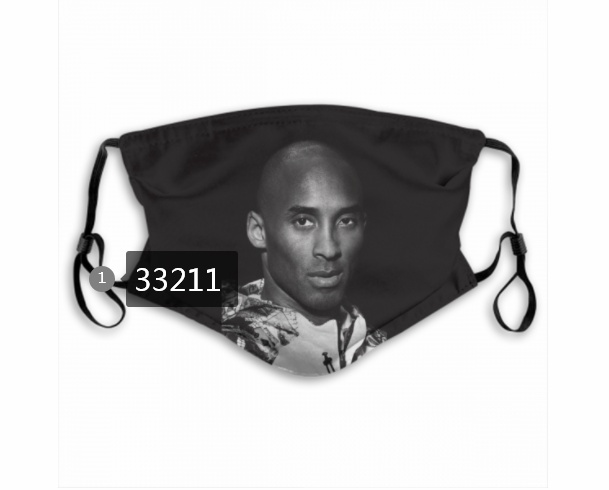 2021 NBA Los Angeles Lakers #24 kobe bryant 33211 Dust mask with filter